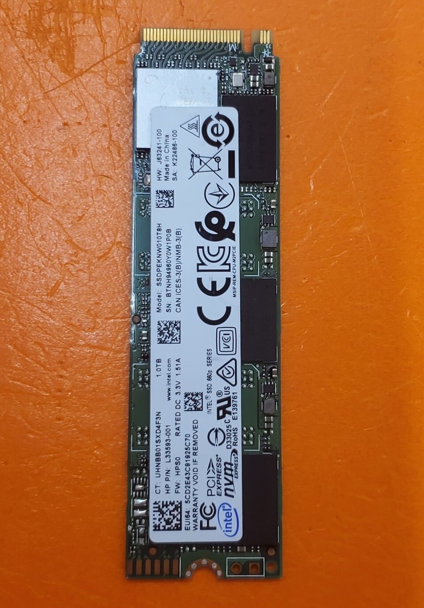 SSD - Intel SSDPEKNW010T8H /L33593-001 1TB Solid State Drive | eBay