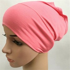 Muslim Modal Inner Hijab Caps Stretch Turban Cap Islamic Underscarf Hat Tube Cap