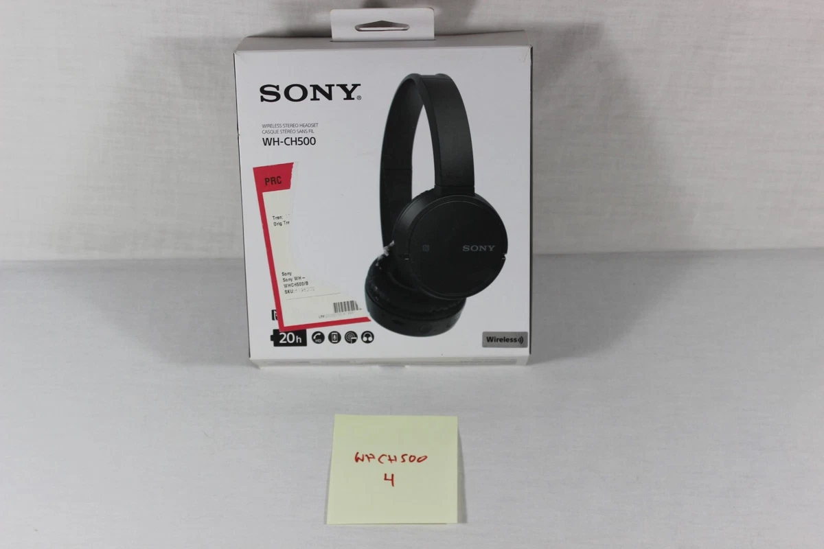 Casque d'écoute sans fil Stamina WH-CH500/B de Sony 