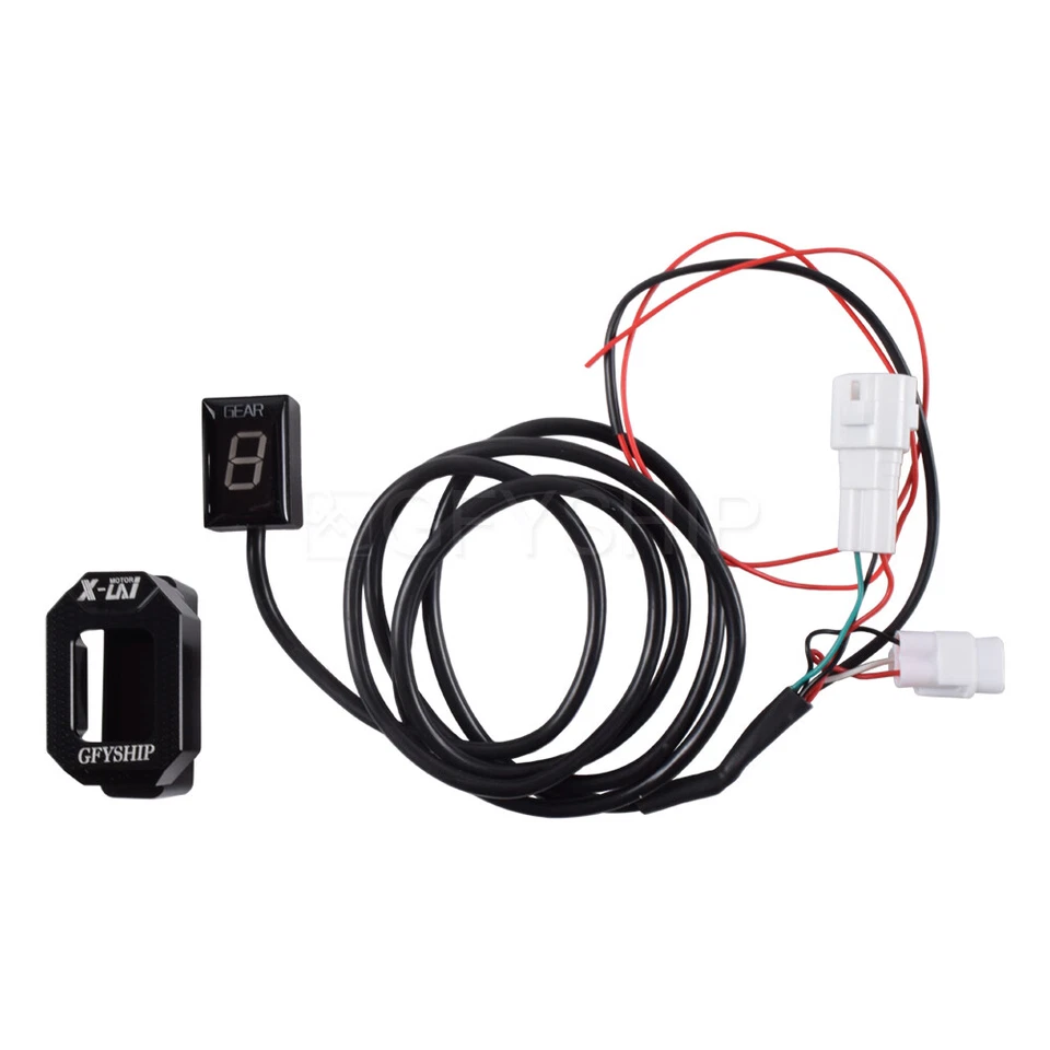 Indicador de engranajes digital para motocicleta Triumph Speed Triple ABS 2010 Foto 2 de 4