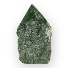 Jade Gemstone Rough Base Polished Generator Point Green Crystal Home Decor (X)