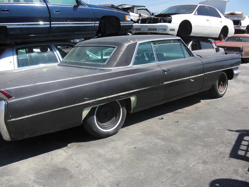 64 Cadillac DeVille Ventana de ventilación trinquete manual lado izquierdo del conductor 1964 ORIGEN USADO Foto 3 de 4