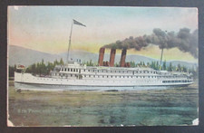 Steamer Princess Victoria Posted DB Postcard
