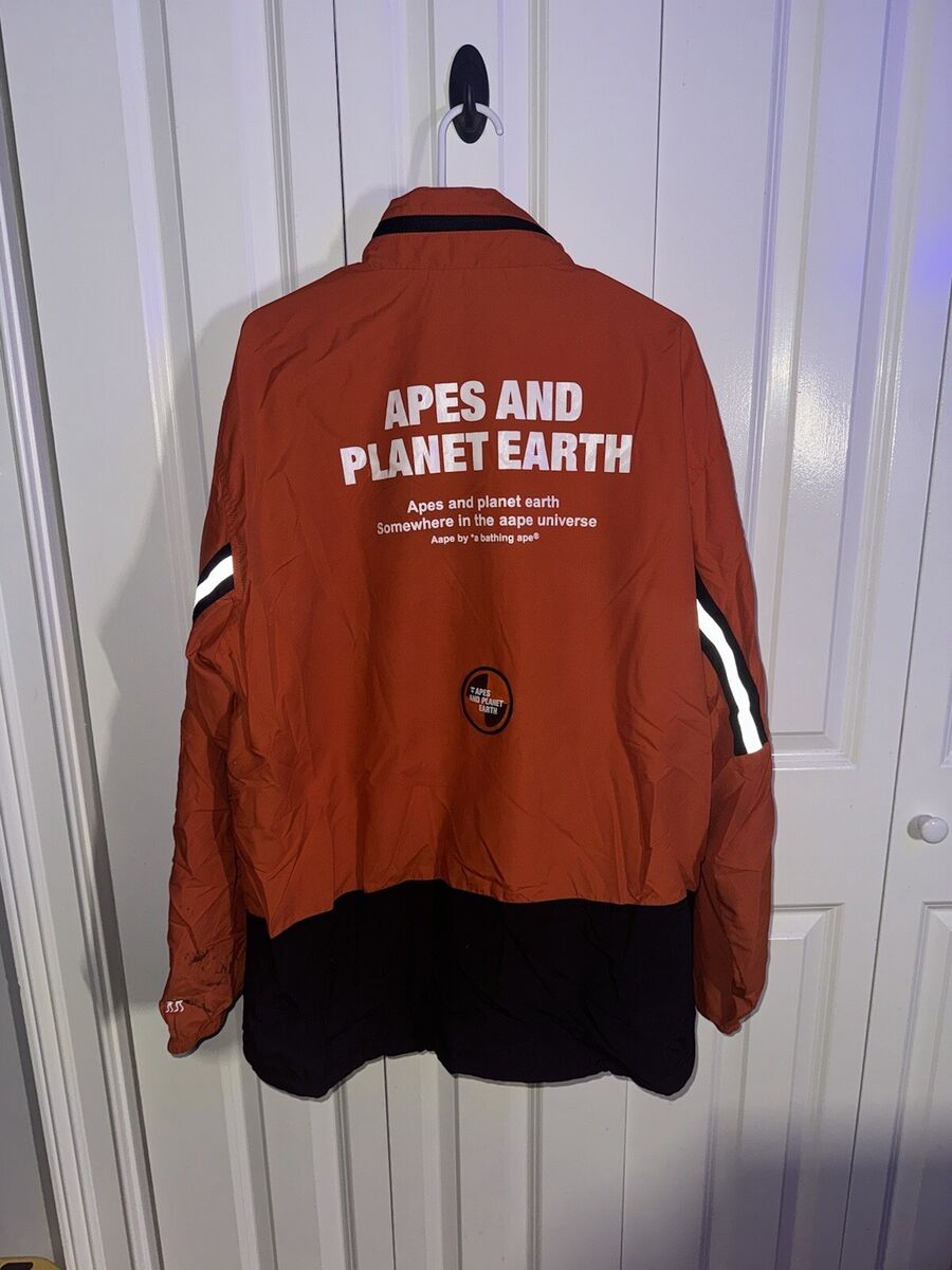 A Bathing Ape Aape Windbreaker Hooded Jacket “Apes And A Bathing Ape Aape Windbreaker Hooded Jacket “Apes And