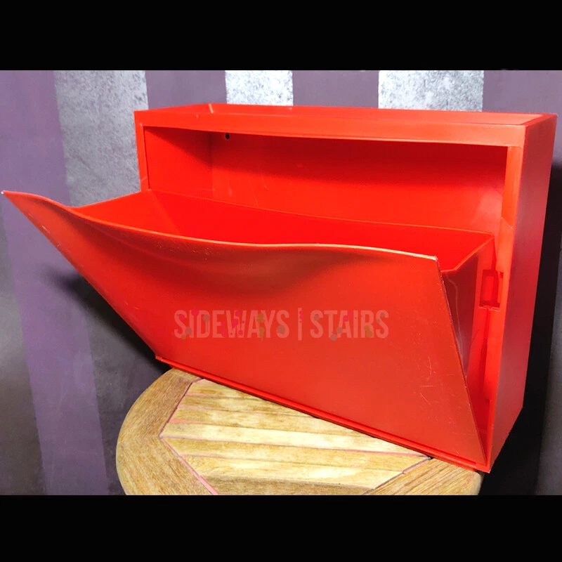 IKEA TRONES RED shoe organizer wall pocket storage cabinet box Rare Color CLACK