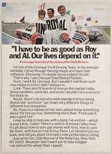 1974 Print Ad Message From Uni Of Uniroyal Tire Thrill Drivers Steel Radials 1974 Print Ad Message From Uni Of Uniroyal Tire Thrill Drivers Steel Radials