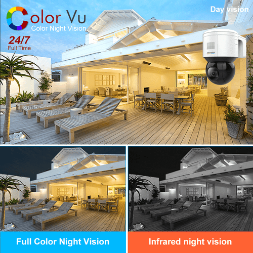 HIKVISION DS-2DE3A400BW-DE(T5) 3-inch 4MP ColorVu Mini PT Dome Security Camera - Picture 4 of 9