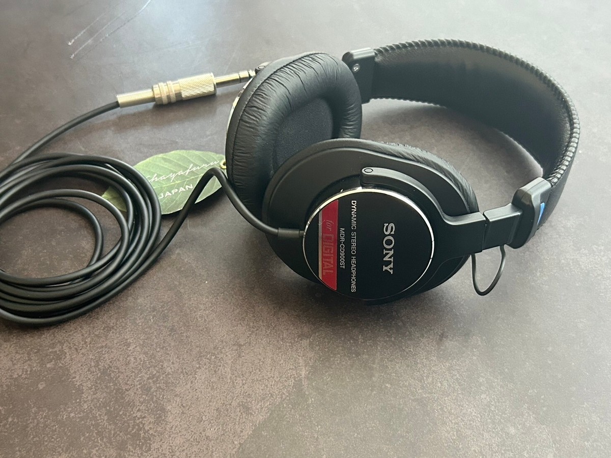 MINT】 SONY MDR-CD900ST Stereo Headphones Professionals Black Fast