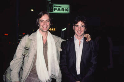 Keith Carradine and brother Robert Carradine attends an event 1990s Old Photo