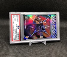 2019-20 Optic LeBron James FANTASY STARS /85 BLUE PRIZM SP No. 14 GRADED PSA 10