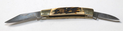 Elk Ridge Taschenmesser Hunter Knochen-Griff Optik Jagdmesser (355)