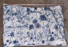 American Eagle Floral Bandeau Top Blue White