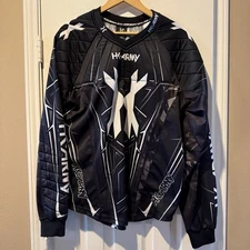 HK Army Paintball Long Sleeve Padded Jersey Men’s Medium Black/White