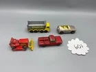 Lot 25 Vintage 1960s 70s 80s MATCHBOX Cars Trucks Lesley Prod Played w Condition