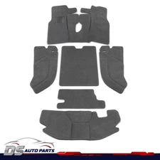 6PCS Rug Floor Mats Interior Carpet Kit Fit For 1997-2006 Jeep Wrangler TJ New