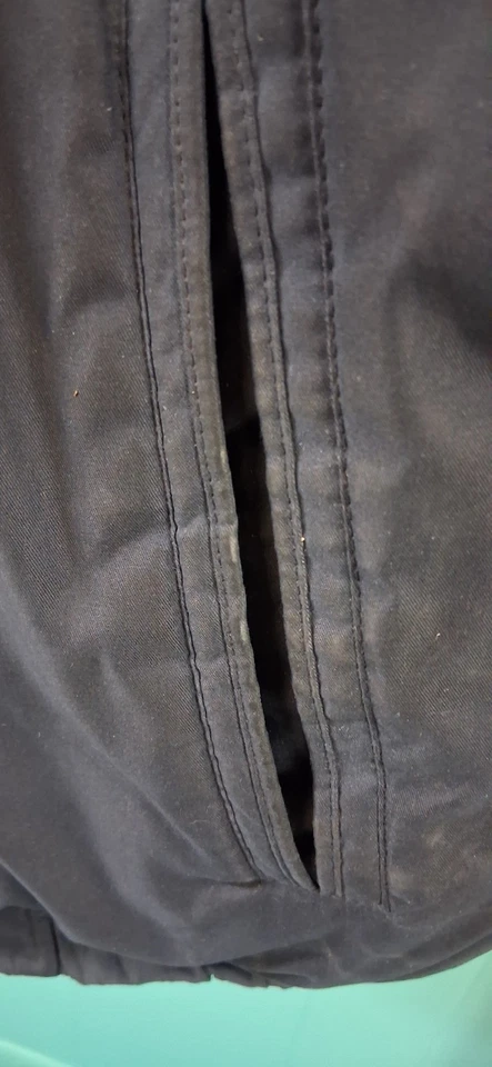 Men's Craft & Barrow Navy Double Zipper Jacket Size XL - Image 4 of 4