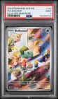 Pokemon Bulbasaur 143/142 Sv07 Stellar Crown #143 Illustration Rare MINT PSA 9