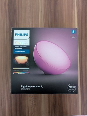 PHILIPS Hue Go tragbare Lampe Philips Hue White & Color Ambiance Go Tischleuchte