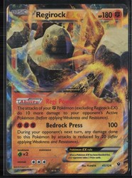 Regirock EX 43/124 Fates Collide Holo Ultra Rare