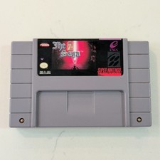 The 7th Saga (Super Nintendo, SNES, 1993) Authentic Cartridge w/ Dust Cover 