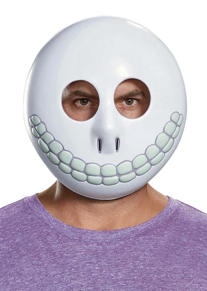 Nightmare Before Christmas Lock Adult Red Mask - Image 3 of 4