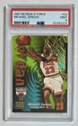 Michael Jordan 1997-98 Skybox Z-Force PSA 9 Mint Chicago Bulls NBA Card #23