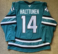 Kasper Halttunen Hockey Jersey - Team Issued San Jose Sharks Fanatics Pro 56