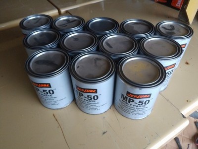Lot of 12 Jet-Lube Moly Paste MP-50 High Temp -300°F To 750°F (1 Lb Can)