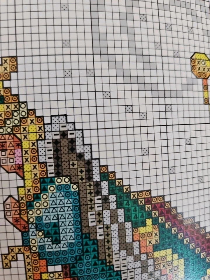 Leisure Arts THE ENCHANTED SLEIGH Santa X-Stitch Leaflet 2035 FULL-COLOR CHART - Image 3 of 4