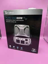 Cobra PURE SINE 400W Pure Sine Wave 400 Watt Power Inverter With Cables CPAP
