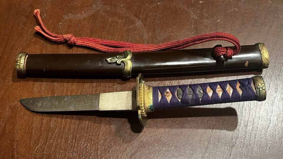 RARE!! Japanese Antique Ladies Tanto Gaisha Self Defense Harakiri Seppuku Dagger - Image 2 of 4