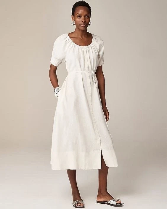 J.CREW Linen Midi Dresses for Women for sale | eBay