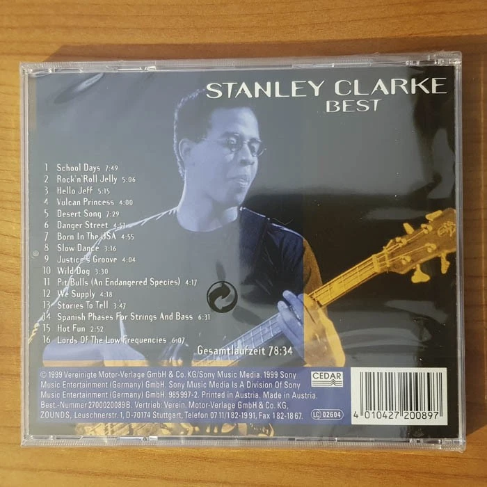 NEUE CD - ZOUNDS - STANLEY CLARKE - Hot Fun - Bild 2 von 2