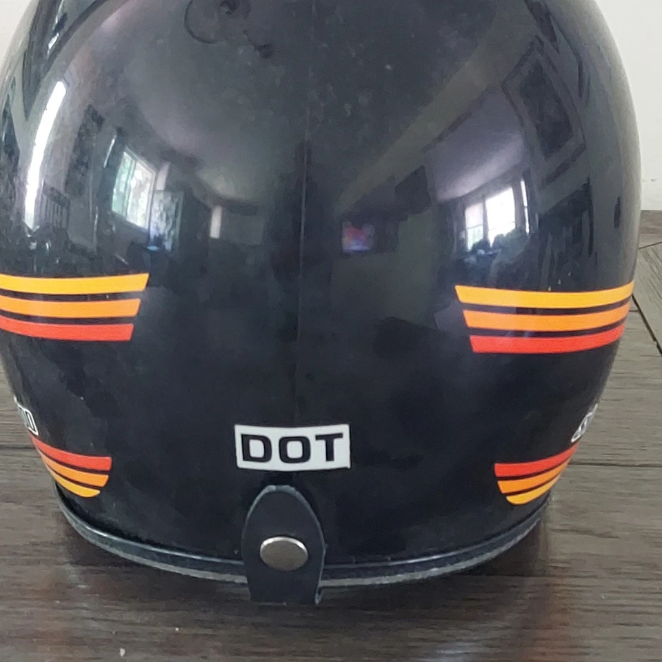 Casco Ski-Doo de Colección Años 80 Abatible con Máscara Rayas Retro Moto de Nieve Foto 3 de 4