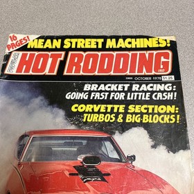 Popular Hot Rodding Magazine Oct/1978/ Mean Street Machines /Bracket Racing F14C