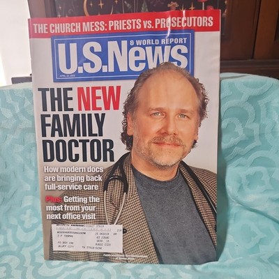 U.S. News & World Report Magazine April 2002/ Priest / Prosecutor/ Family Doctor
