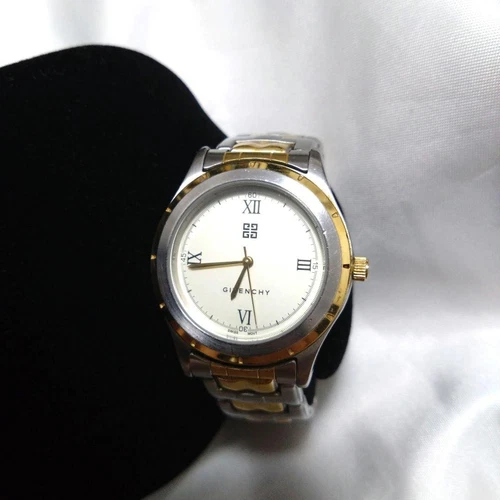 Orologio GIVENCHY argento e oro funzionante D041