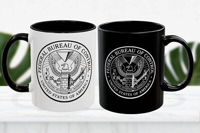 Federal Bureau of Control Themed FBC coffee mug, Gift for Alan wake fans