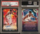 GIANNIS ANTETOKOUNMPO BLACK AUTO BAG-GA1 AUTOGRAPHED LEAF VIBRANCE 2022