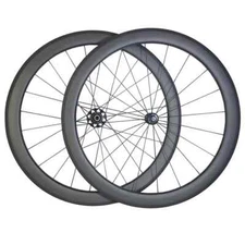 700C Clincher 50mm Deep 25mm Wide Track Brake Road Bike Straight Pull 20 24Hole