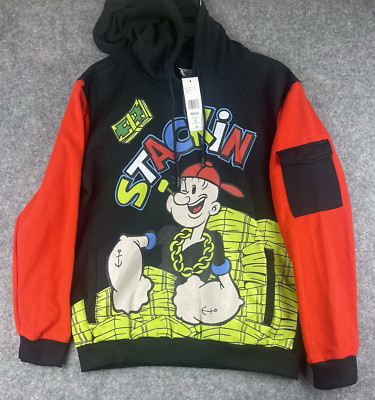 Mens Hoodie Size Large Black Red White Blue Green sweatshirt Reason New With Tag