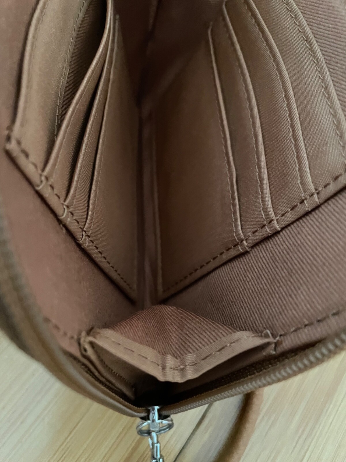 Fossil Multicolour /Brown Patchwork Wristlet Wall… - image 7