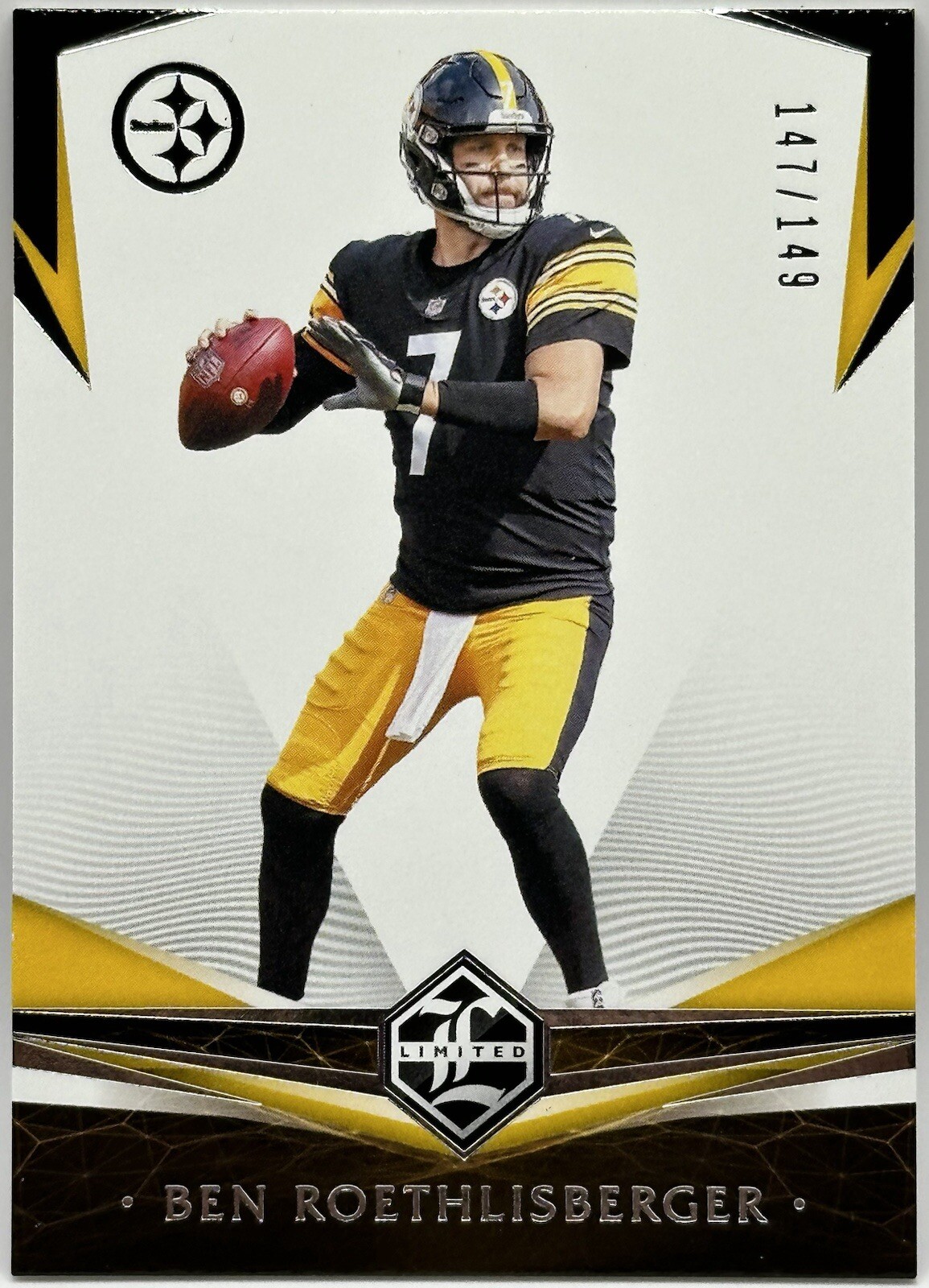2020 Panini Limited Ben Roethlisberger #47 Silver Spotlight /149 PIT