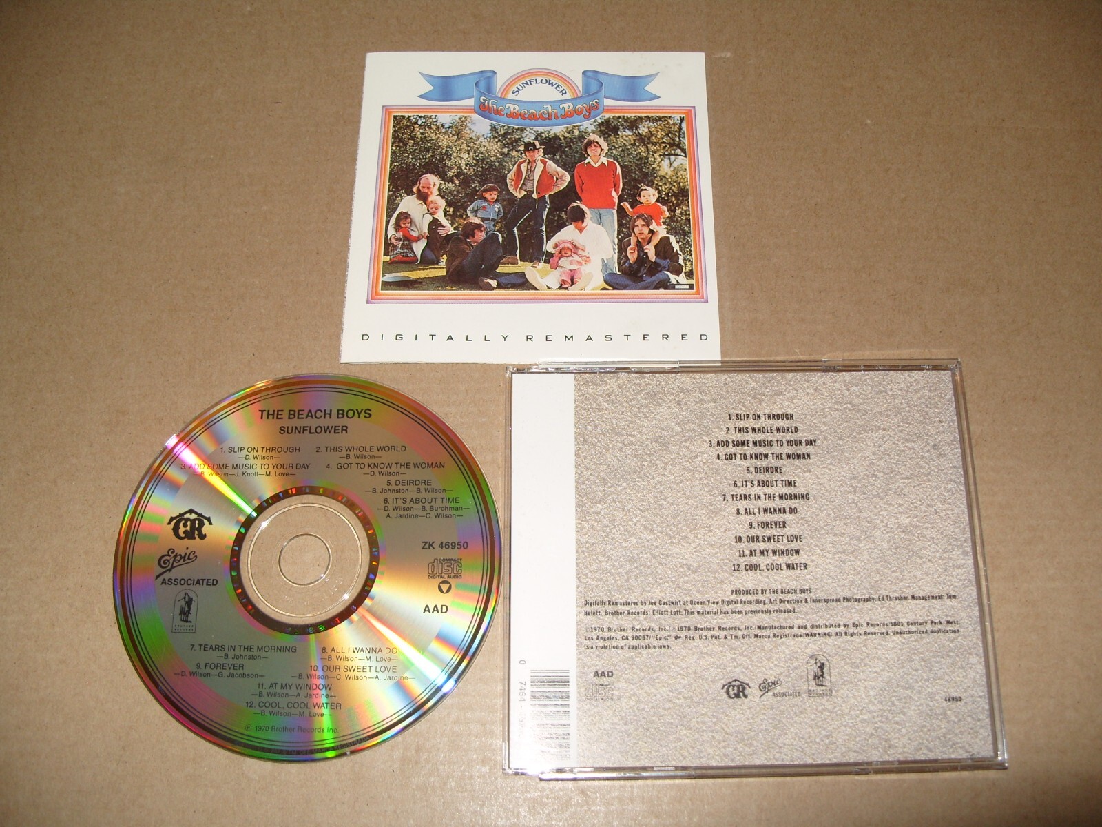 The Beach Boys – Sunflower 1970 CD + INLAYS EXCELLENT CONDITION