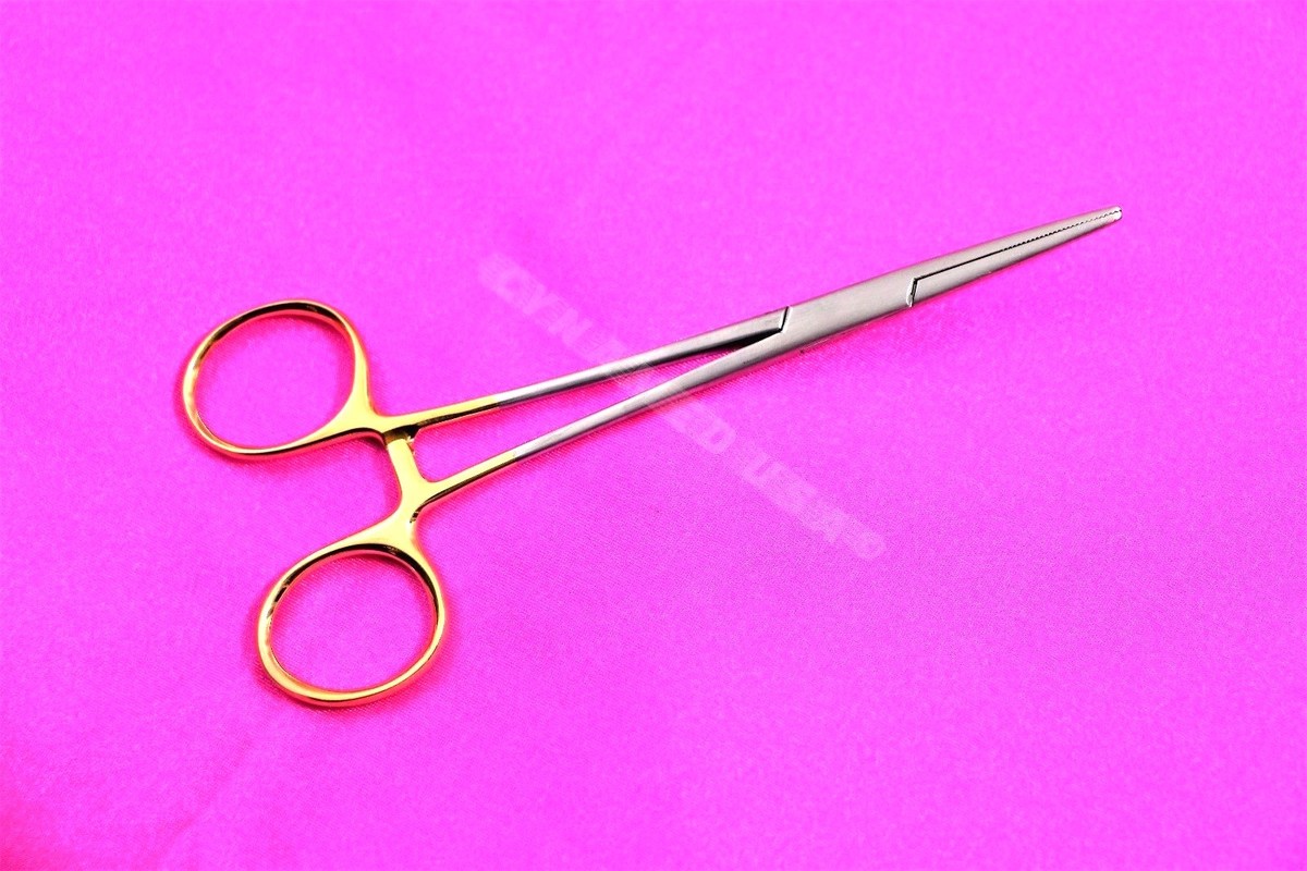 DDP 2 PCS PREMIUM O.R GRADE KELLY HEMOSTAT FORCEPS 5.5 - Foto 1