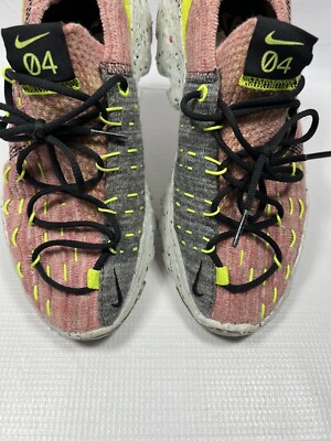 NIKE Space Hippie 04 Lemon Venom Pink gray CD3476-700 Knit Stretch