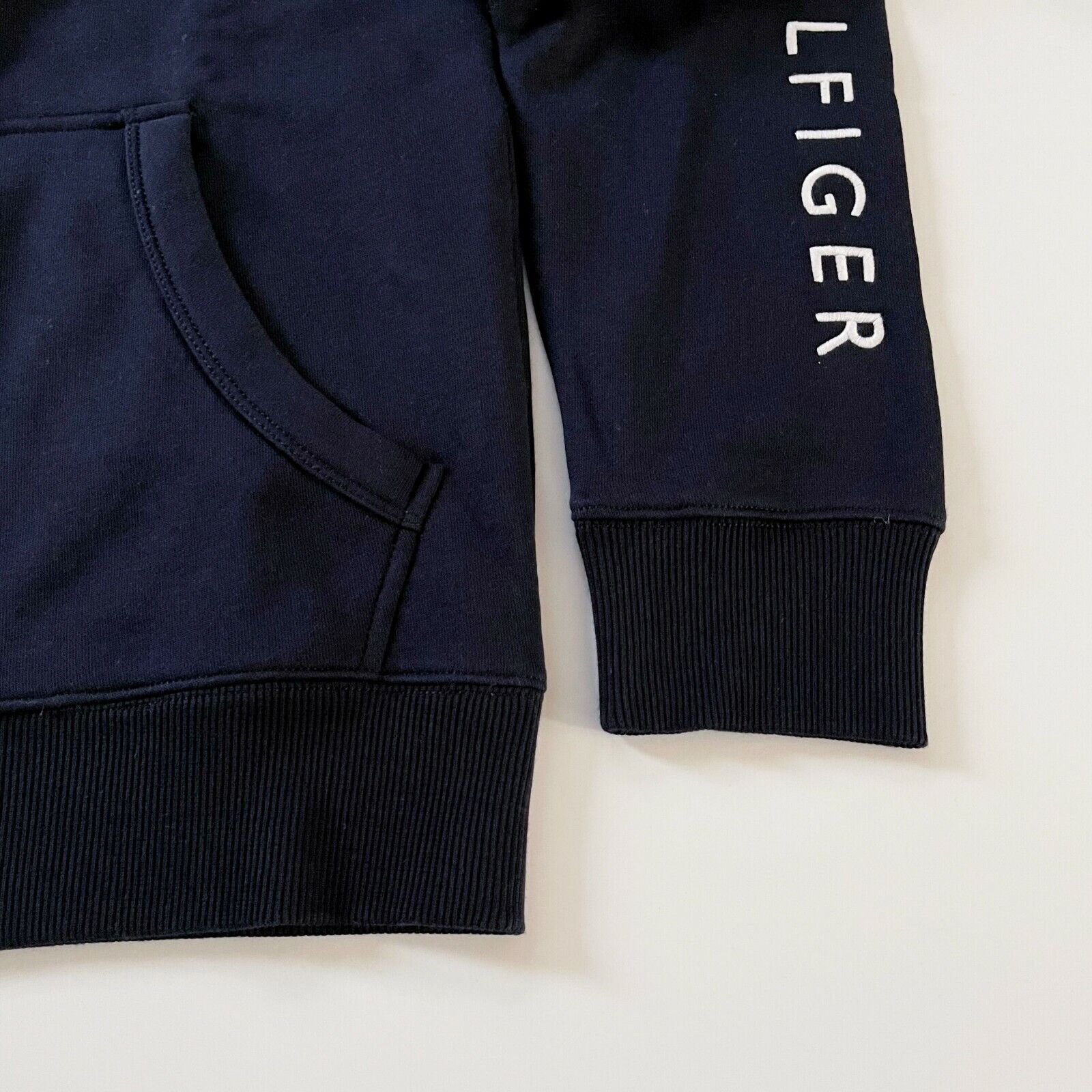 NWT Tommy Hilfiger Men's Fleece Big Embroidered Logo Full Zip