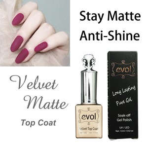 12ml Velvet Matte Top Coat Anti Shine Stay Matte Nail Art ...