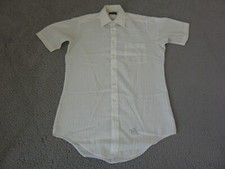 Vintage Career Club Shirt Adult 15.5 Medium Tall 70s Big Collar Disco Mens