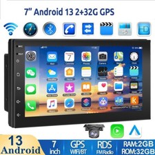 2+32G Android 13 Carplay Autoradio 2DIN 7 Zoll Bluetooth GPS NAVI WiFi RDS USB
